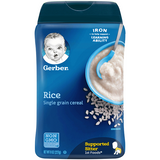 GERBER Cereal Rice 6/8 oz