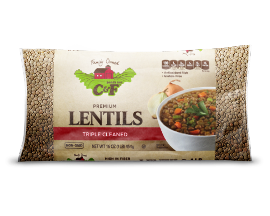 C&F Lentils-Green1/50 lb