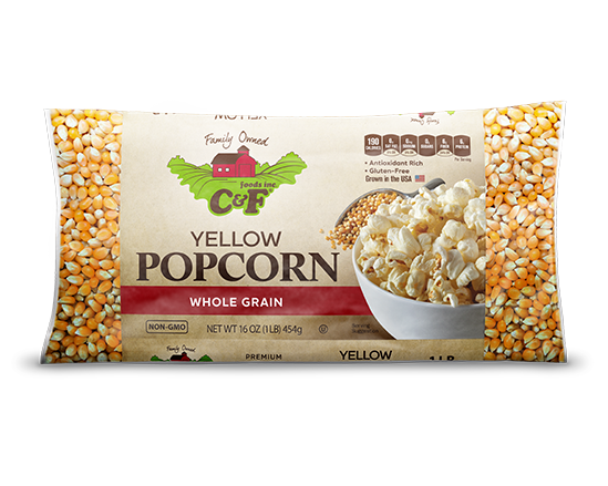 C&F Yellow Popcorn 1/25 lb