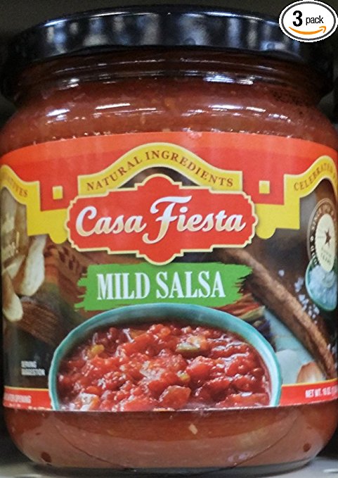 CASA FIESTA Chili Salsa, Mild 12/16 oz