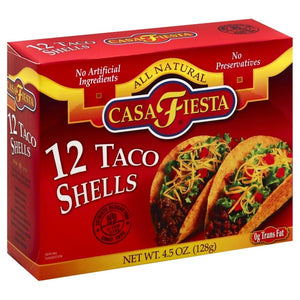 CASA FIESTA Taco Shells 12-ct 12/4.5 oz