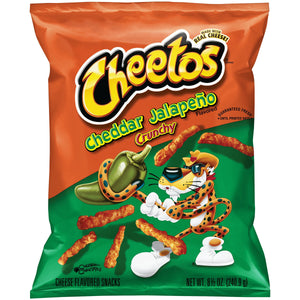 CHEETOS Cheddar & Jalapeno,  Crunchy 10/8 oz