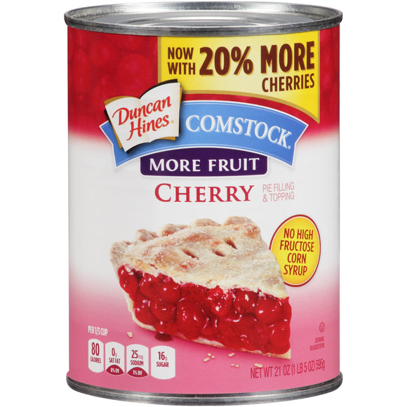 COMSTOCK Cherry Pie Filling 12/21 oz