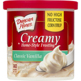 DUNCAN HINES Classic Vanilla Frosting 8/16 oz