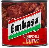 EMBASA Chipotle Pepper in Adobo Sauce 12/7 oz