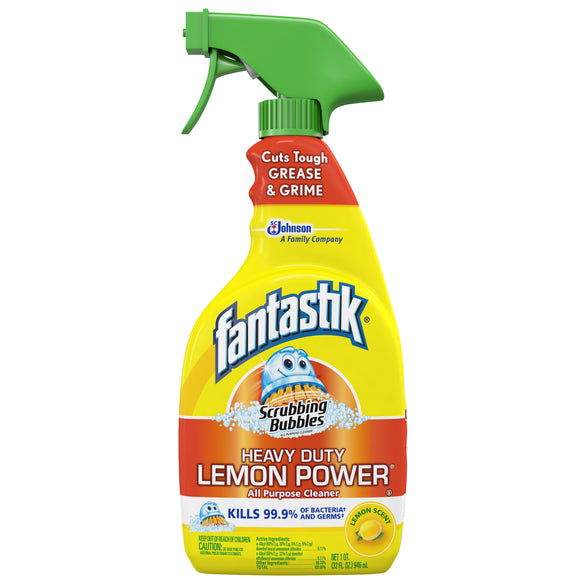 FANTASTIK Scrubbing Bubbles , Lemon Power 8/32 oz