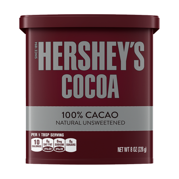 HERSHEY'S Cocoa, Unsweetened 12/8 oz
