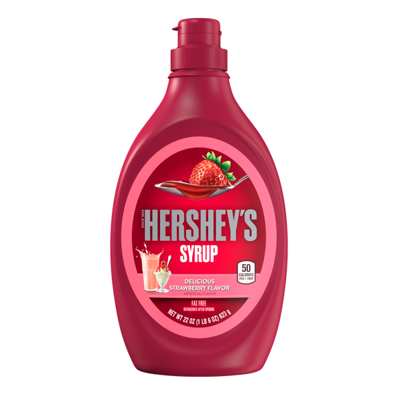 HERSHEY'S Strawberry Syrup  12/22 oz
