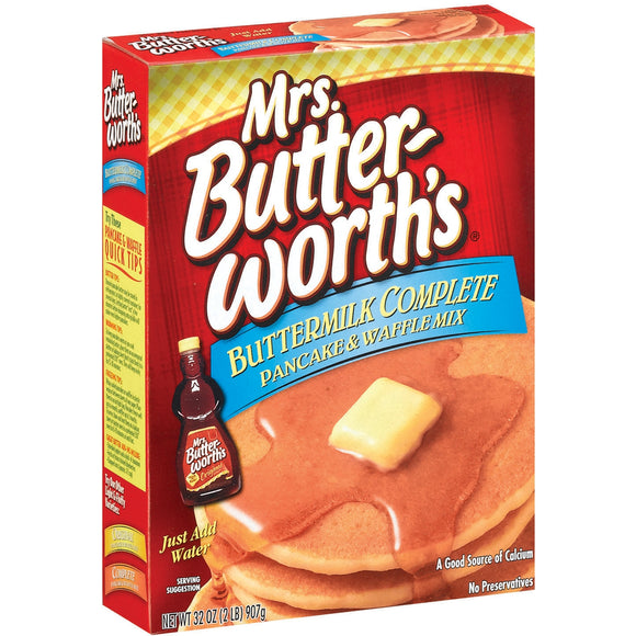 MRS BUTTERWORTHS Pancake Mix, Original 12/32 oz