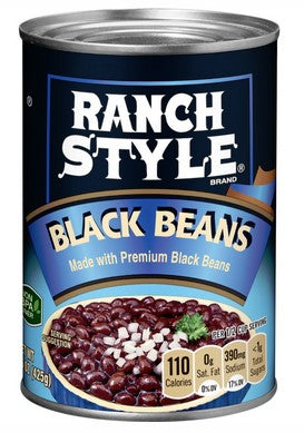 RANCH STYLE Black Beans 12/15 oz