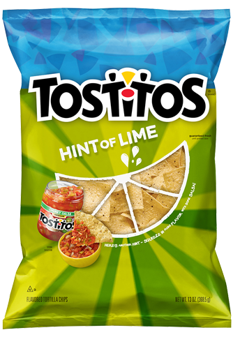 TOSTITOS Hint of Lime 6/10 oz